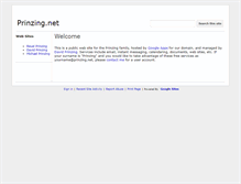 Tablet Screenshot of prinzing.net